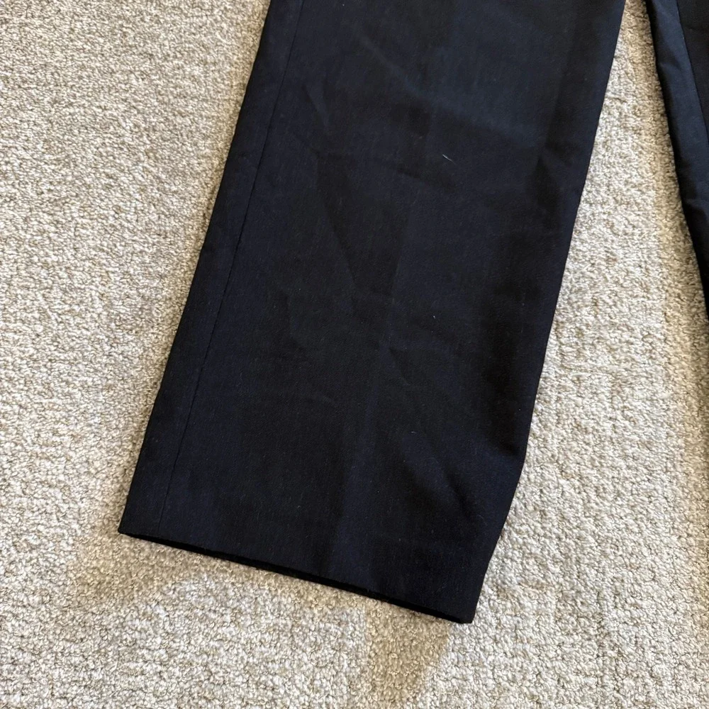 Aritzia Effortless Pant Black Pleated Trouser 10 Luxury Minimal Sophisticated